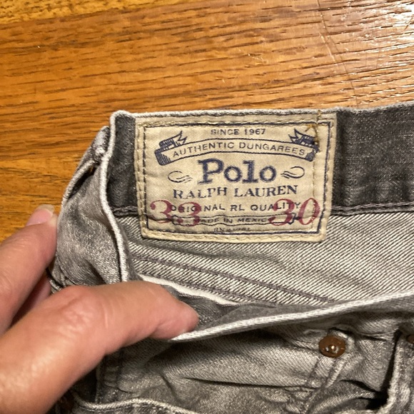 Men's Gray POLO RALPH LAUREN VARICK SLIM STRAIGHT 33/30 - Picture 3 of 7